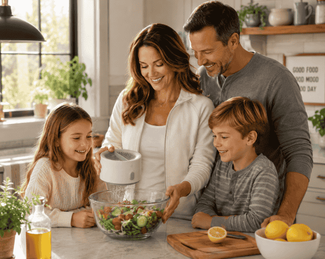 Produce washing with PuriBreeze